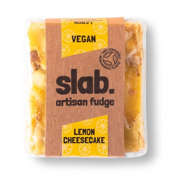 Slab Vegan Fudge - Lemon Cheesecake