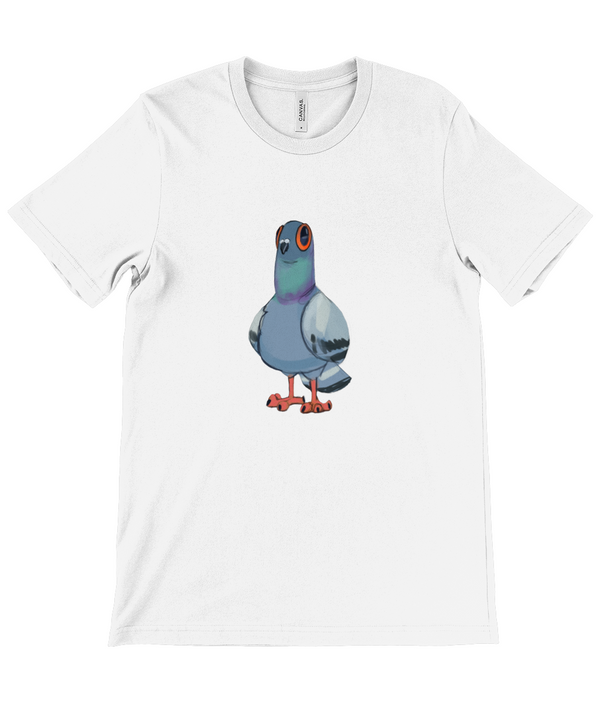 Ellen S Artwork Pigeon Unisex Budget T-shirt
