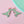 Load image into Gallery viewer, Prickle People - Turquoise Retro T-Rex Dinosaur Statement Earrings Pink and Blue