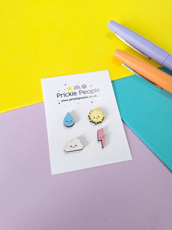 Prickle People - Weather Stud Earrings