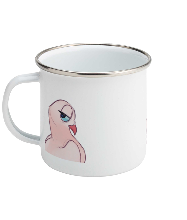 Enamel Mug enamel cup pink dove ellen s