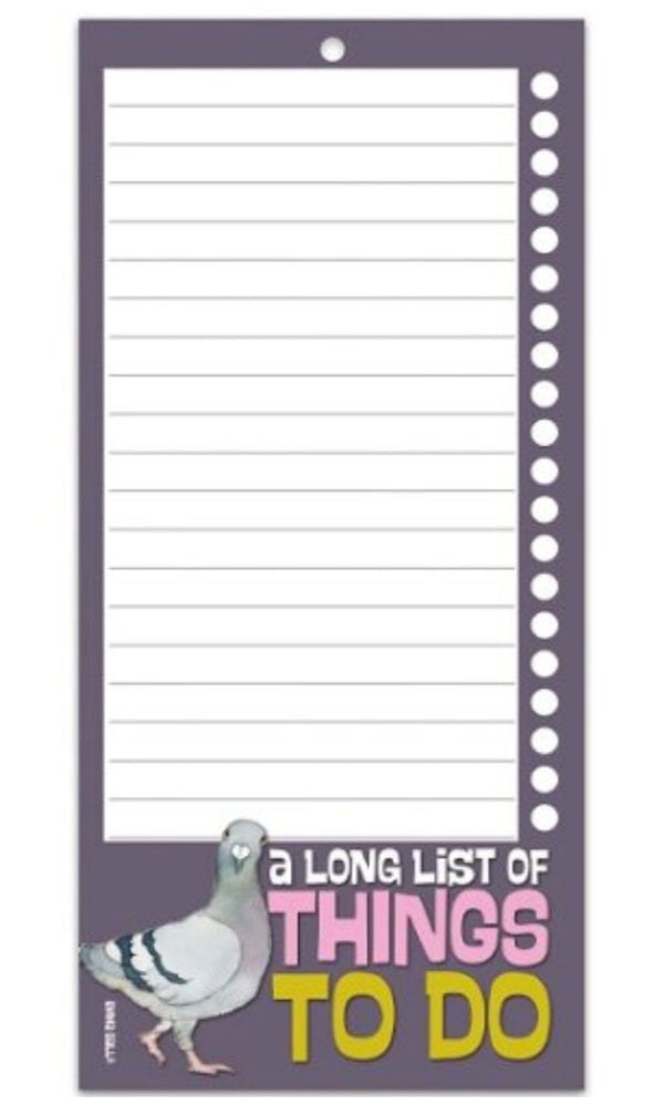 Pigeon things to do-  Magnetic Notepad