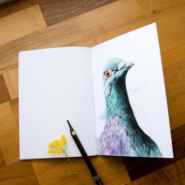Kate Moby - Inky Pigeon Eco A6 Notebook