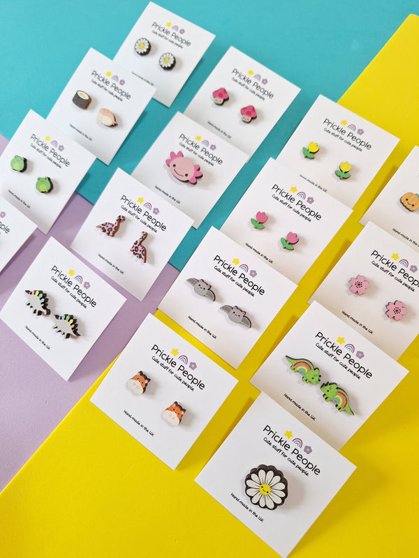 Prickle People - Avocado on toast Stud Earrings, Cute jewellery