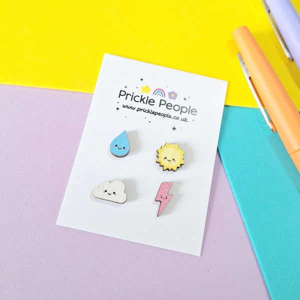 Prickle People - Weather Stud Earrings