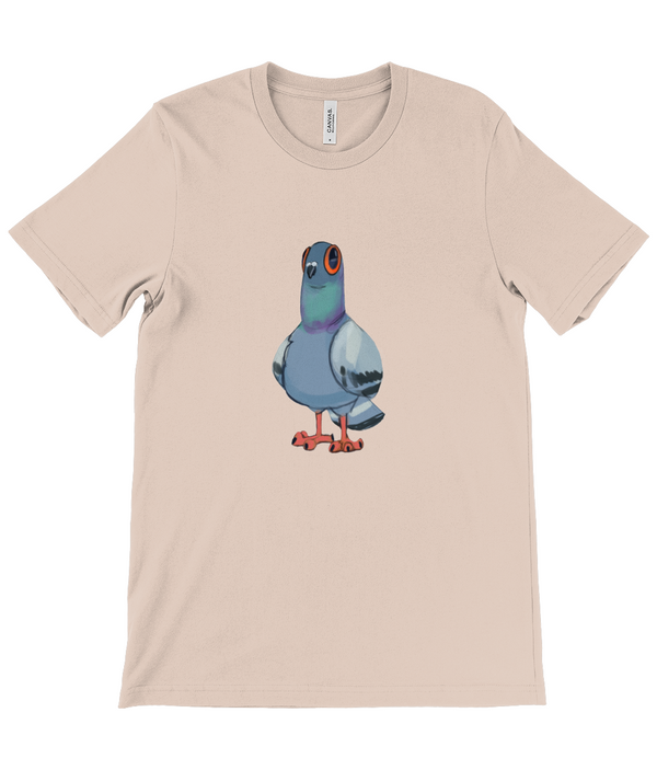 Ellen S Artwork Pigeon Unisex Budget T-shirt