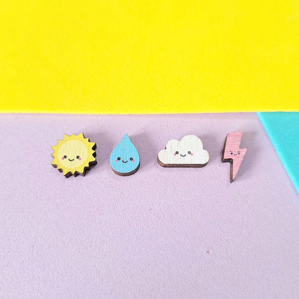 Prickle People - Weather Stud Earrings