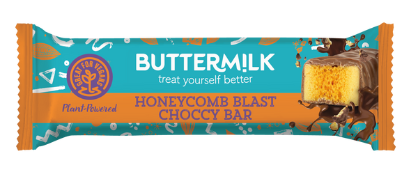 Buttermilk - Buttermilk Plant Powered Honeycomb Snack Bar 45g VEGAN