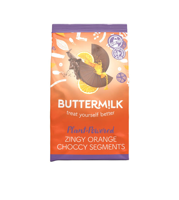 Buttermilk - Buttermilk Orange Choccy Segments 100g VEGAN