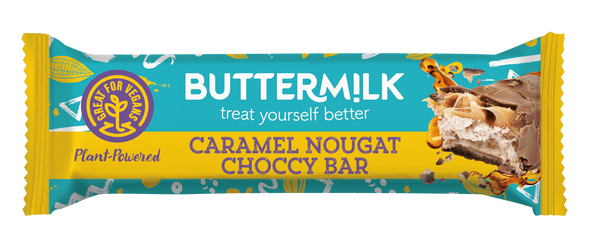Buttermilk - Buttermilk Plant Powered Caramel Nougat Snack Bar 50g VEGAN