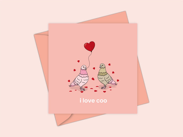 I love Coo - @beencreating Valentines Card