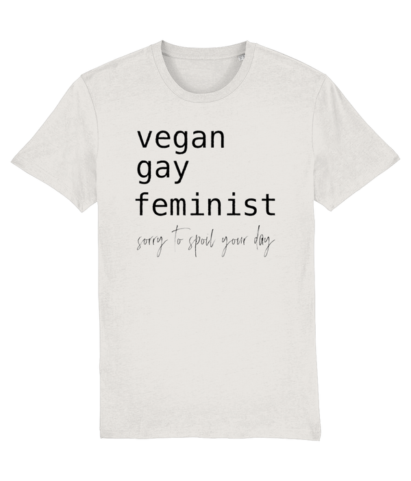 T-shirt Vegan Gay Feminist