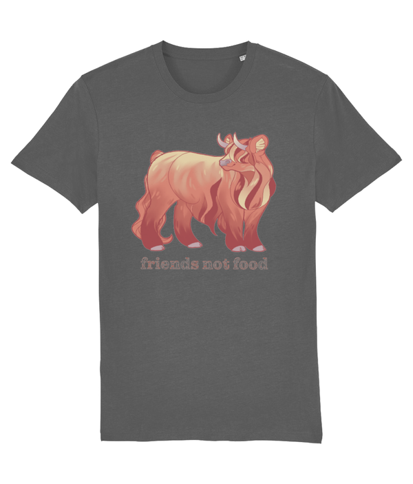 T-shirt-  friends not food Cow