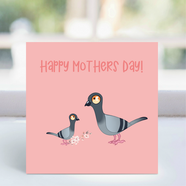 Card - 'Happy Mothers day' - Pigeon  LGP