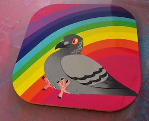 Little Green Pigeon Coasters