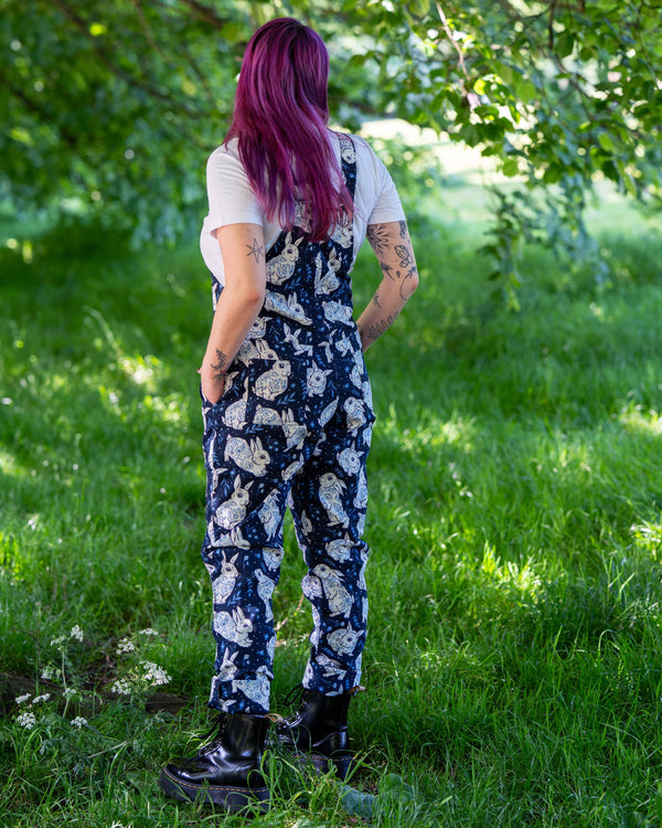 Rebel Romance - Rebel Romance x Abi Perry Bunnies Stretch Dungarees 