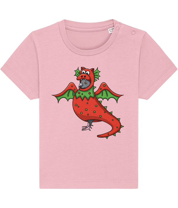 Baby T-shirt - Emlyn the Dragon Pigeon