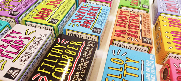 Go La La - Filthy Scrubber Soap Lime & Rosemary Funny Gift