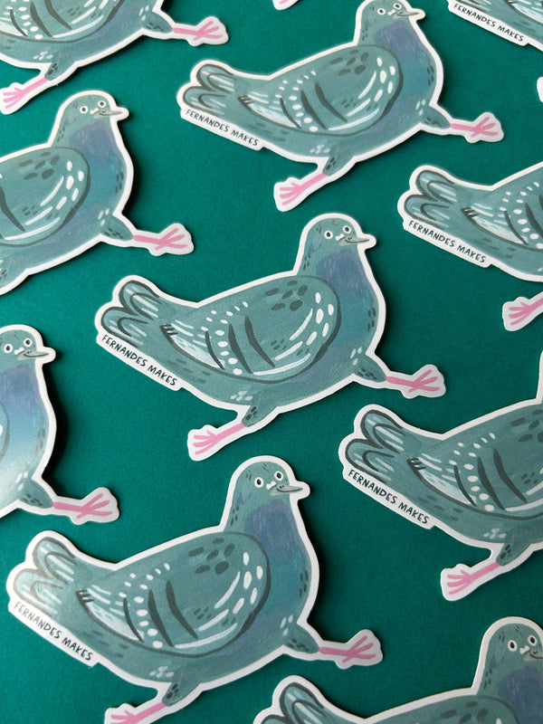 Fernandes Makes - Pigeon Vinyl Stickers (Vol. 2 / 12 New Pigeons)