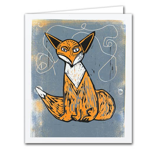Silver Birch Cards - Blank Greeting Card - ''My Foxy"