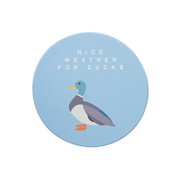 Half Moon Bay - Ceramic Coasters Birds Kingfisher Duck Blue Tit