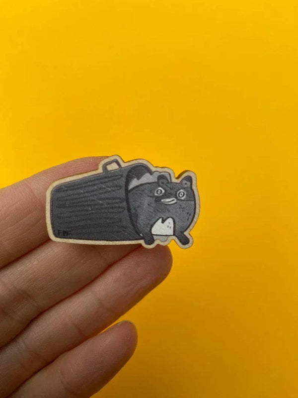 Fernandes Makes - Raccoon Wooden Pin
