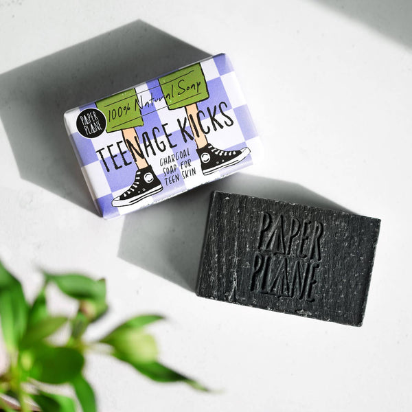 Paper Plane - Teenage Kicks Natural Vegan Soap Bar for Teenagers