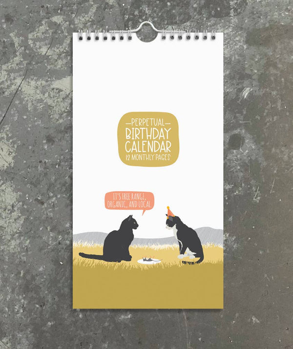 Modern Printed Matter - Perpetual Birthday Calendar