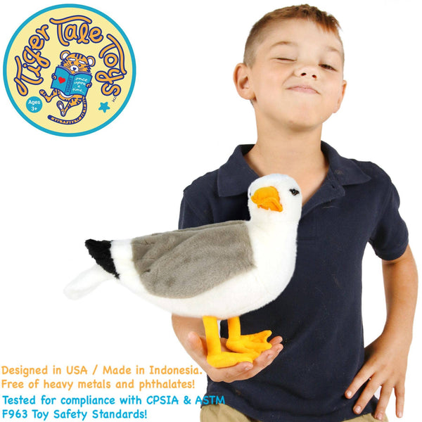 VIAHART Toy Co. - Seamus The Seagull | 12 Inch Stuffed Animal Plush | By TigerHart Toys
