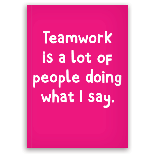 Whale & Bird - Teamwork A6 Notebook | Stationery | Journals
