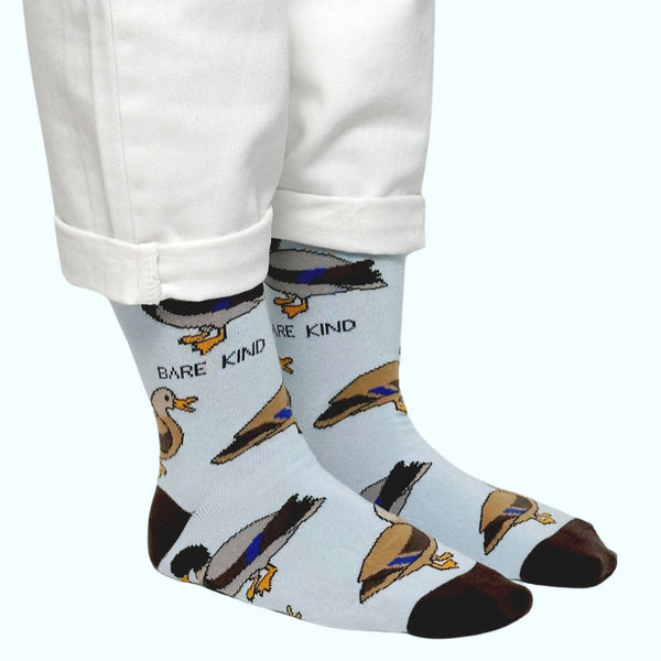 Bare Kind Socks - Duck Socks | Bamboo Socks | Blue Socks | Farm Socks