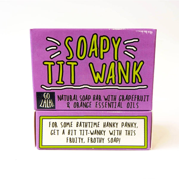 Go La La - Soapy Tit Wank Soap Orange & Grapefruit Funny Gift