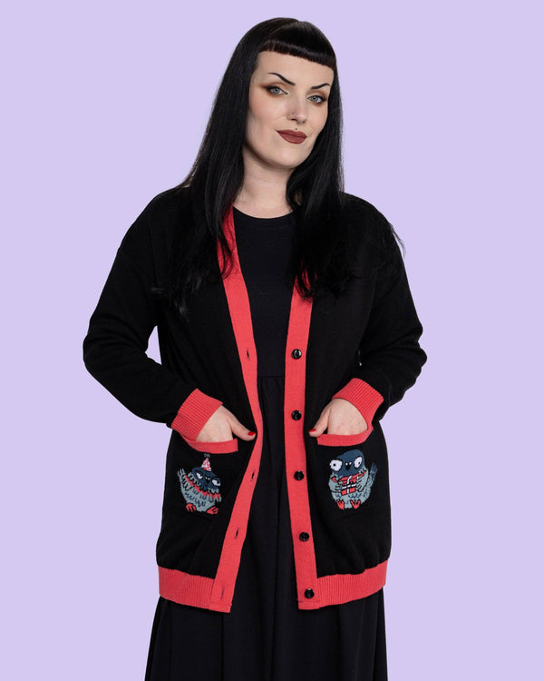 Rebel Romance - Rebel Romance x Katie Abey Pigeon Party Long Cardigan