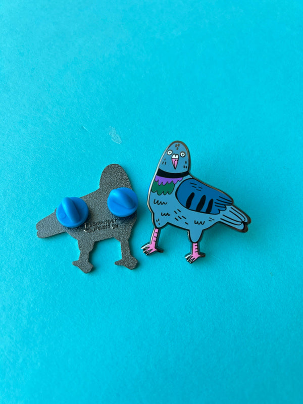 Fernandes Makes - Derby Pigeon Enamel Pin