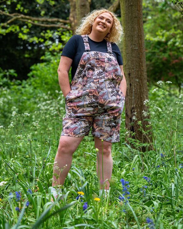 Rebel Romance - Rebel Romance Dinoverse Dungaree Shorts