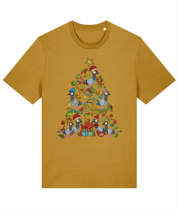 Christmas Tree Pigeon - ethical Premium adults T-shirt (Stanley / Stella)