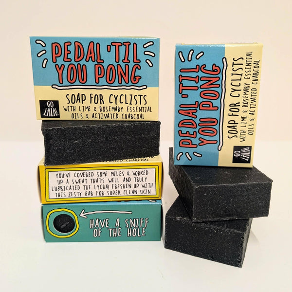 Go La La - Pedal Til You Pong - soap for cyclists