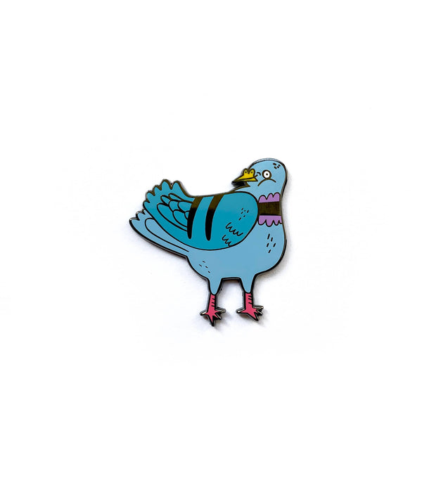 Fernandes Makes - Pretty Pigeon Enamel Pin