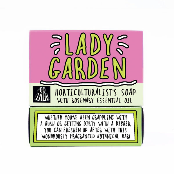 Go La La - LADY GARDEN  Soap Rosemary Funny Gift