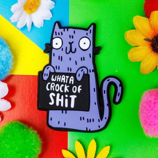Katie Abey - What A Crock Of Sh*t Sweary Cat Magnets
