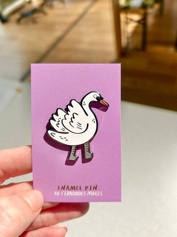 Fernandes Makes - Swan Enamel Pin