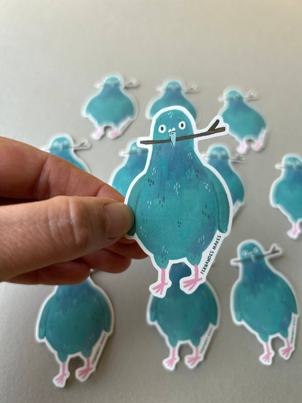 Fernandes Makes - Pigeon Vinyl Stickers (Vol. 2 / 12 New Pigeons)