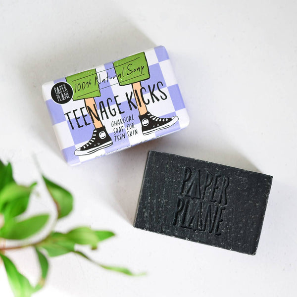 Paper Plane - Teenage Kicks Natural Vegan Soap Bar for Teenagers