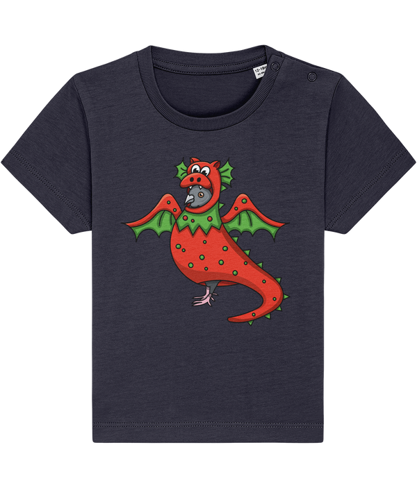 Baby T-shirt - Emlyn the Dragon Pigeon