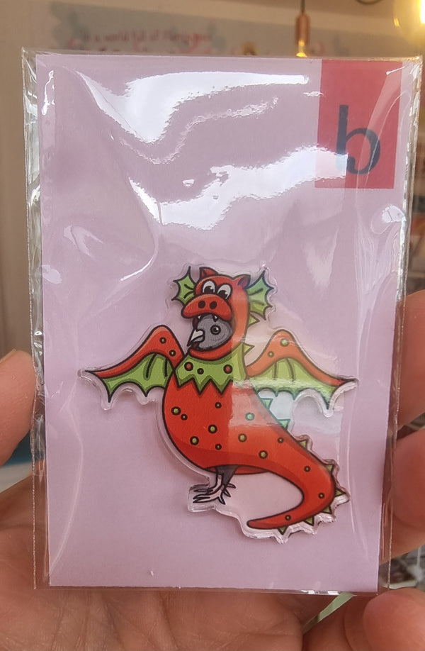 Emlyn the Pigeon Pin