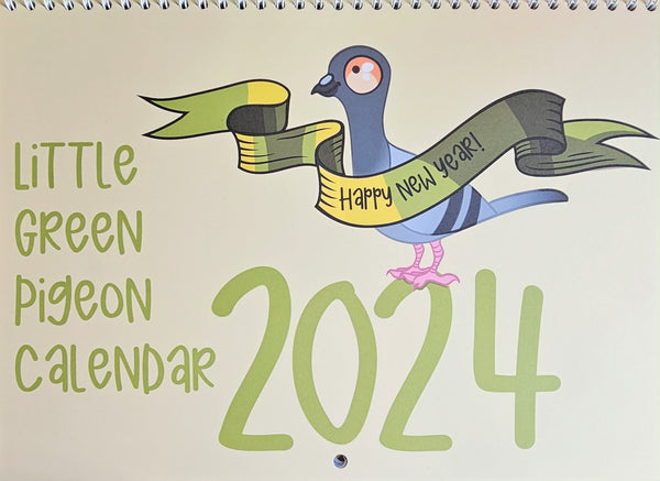 little Green Pigeon Calendar 2024