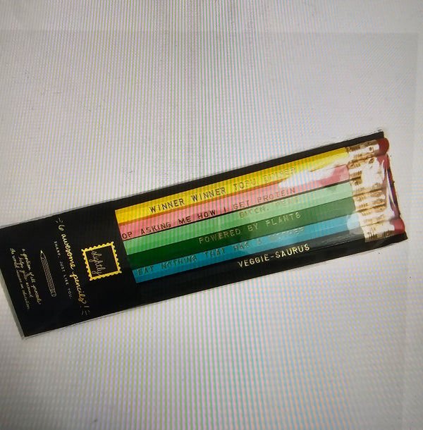 Vegan Phrase pencil set