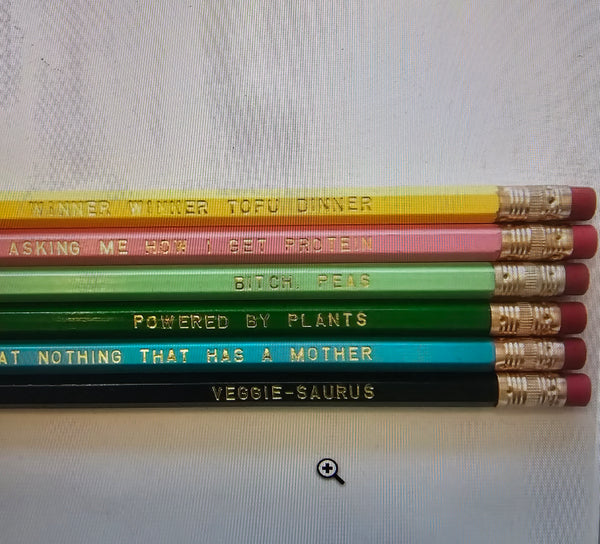 Vegan Phrase pencil set