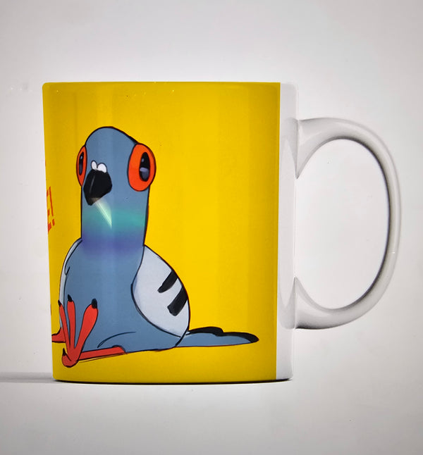 Until I get Caffeine! Ellen S Artwork Mug - Yellow