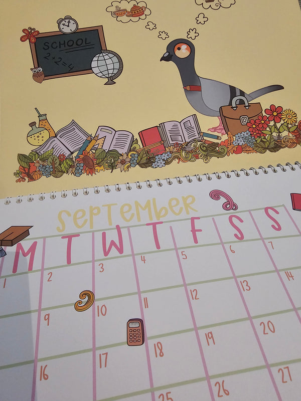 2026 Little Green Pigeon Calendar